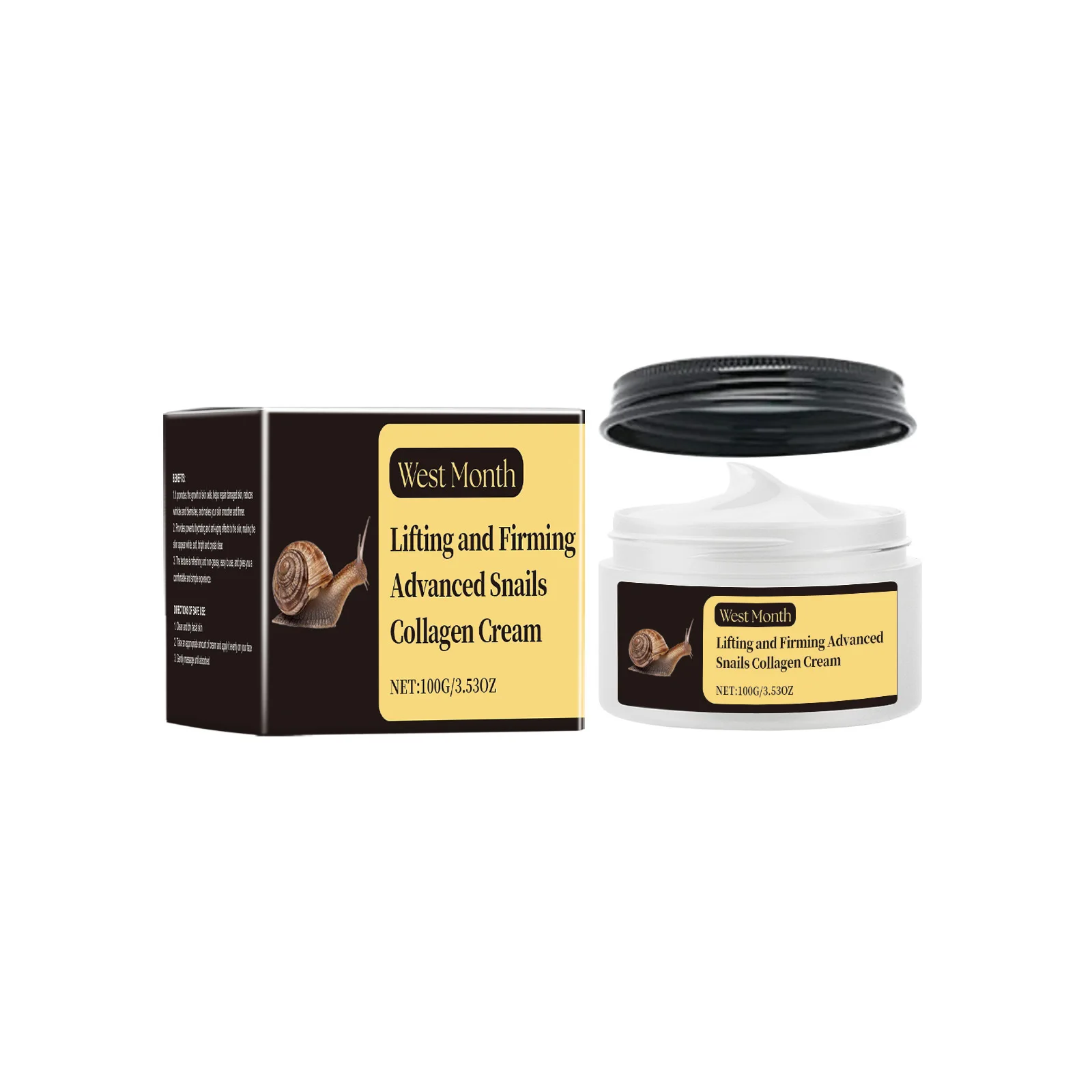 Moisturizing and nourishing  face cream  face whitening cream  snail collagen firming cream