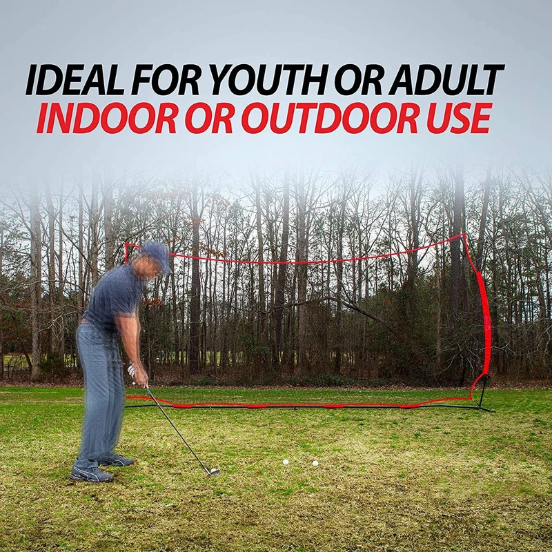 20x10ft Sports Net Multi Sport Netting Barrier Baseball Netting Backstop Perfect for Golf, Baseball, Basketball, Soccer