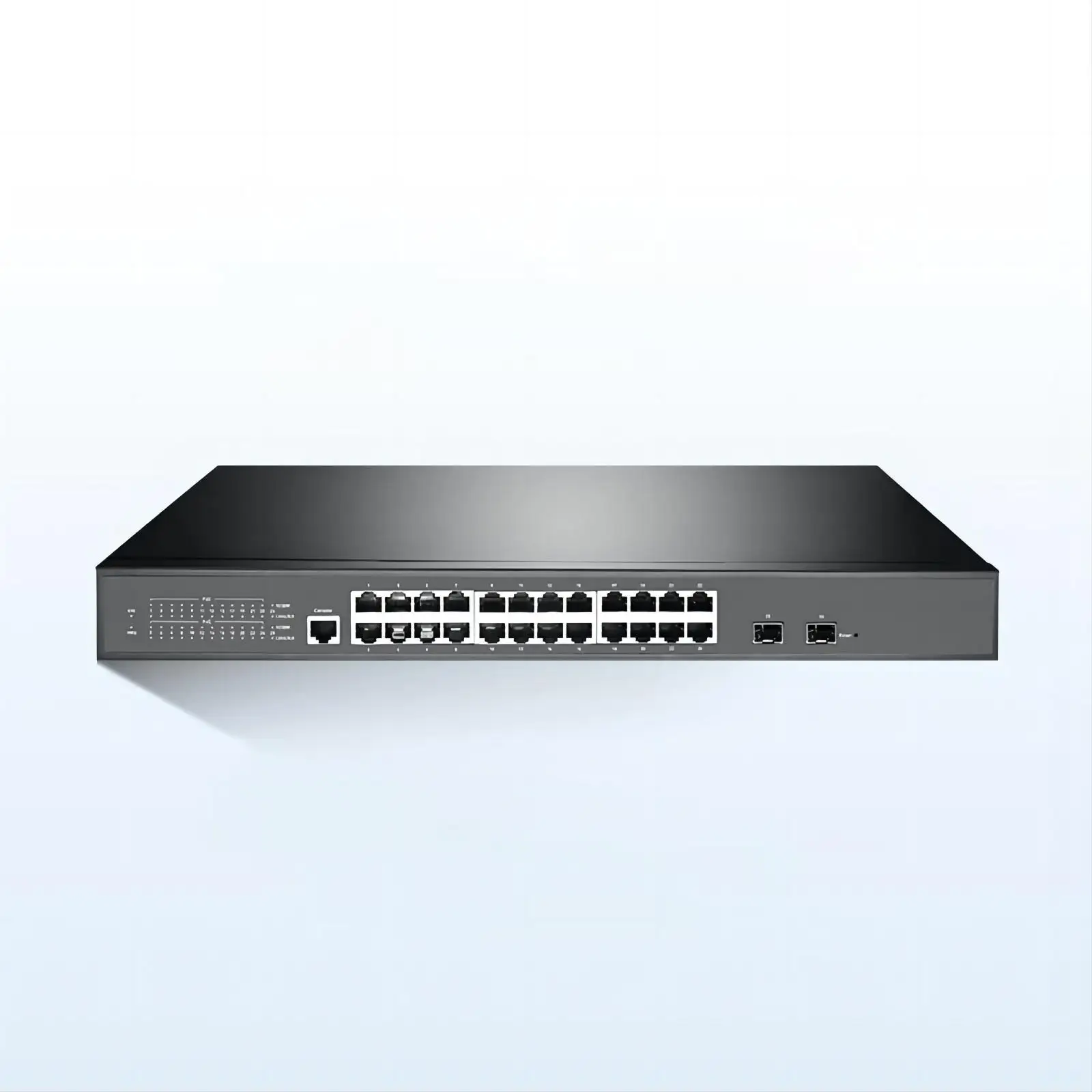 Managed POE Ethernet Switch Full Gigabit Switch POE Vlan Web Ring Network Gigabit Switch 8/16/24 port link aggregation