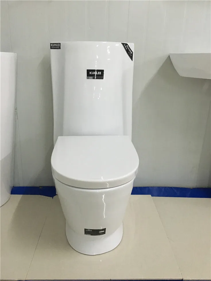 High Quality Wholesale Sanitary Ware WC Toilet Modern Design Dual-Flush Ceramic WC One Piece Toilet Piss Toilet I Piece