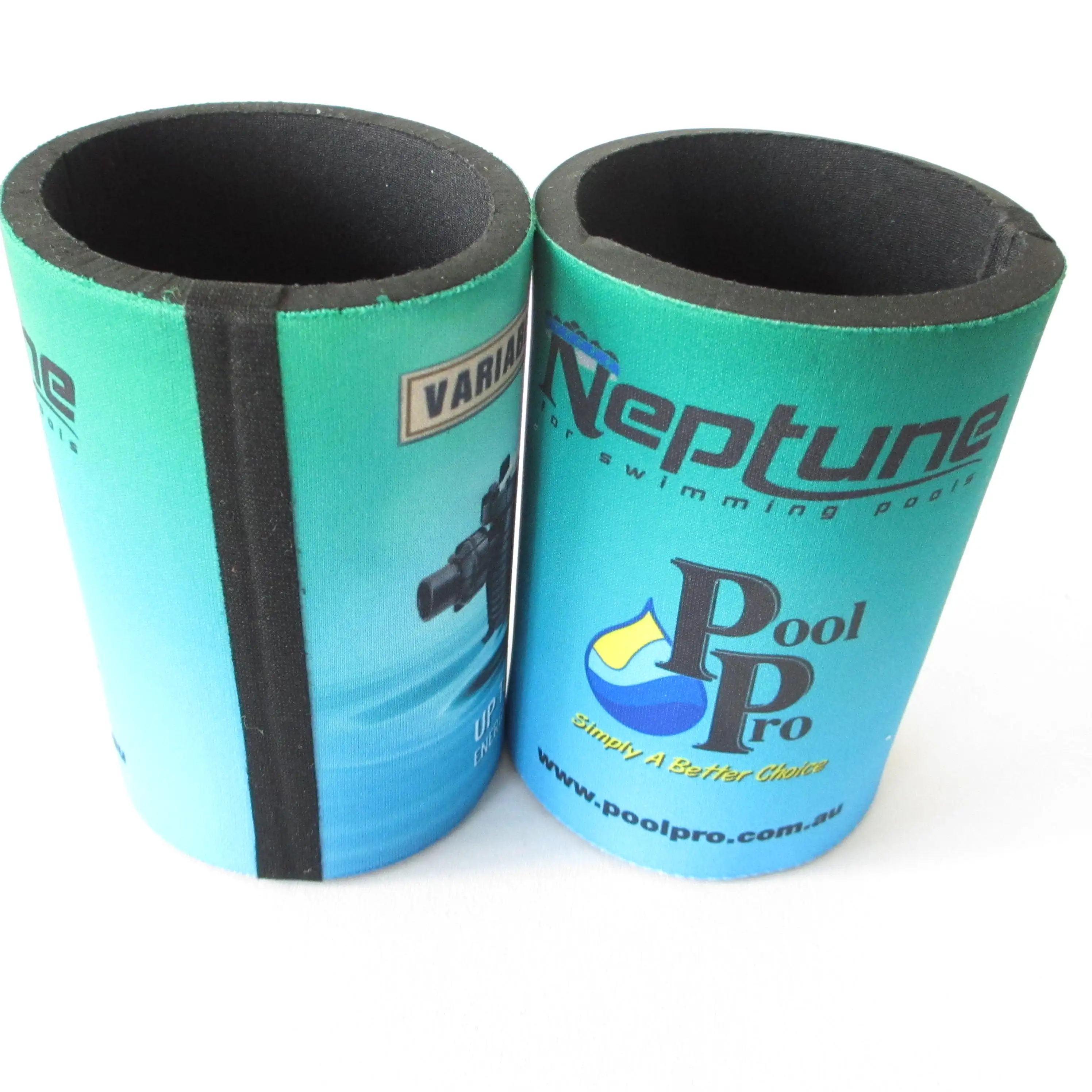 hot selling customized sublimation stubby holder with sealing by heated tape on the seam