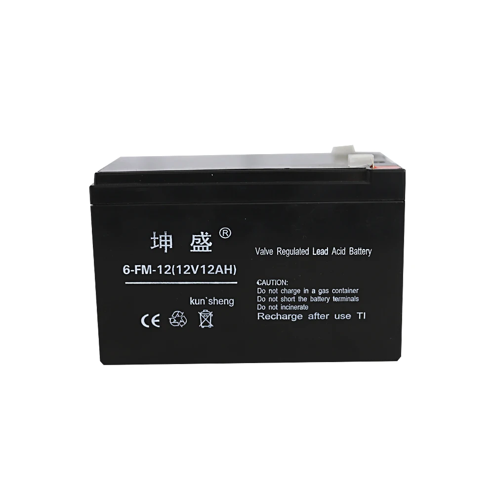 Factory Direct Price 12v 12ah Deep Cycle Rechargeable Lead Acid  Batteries For Electric Vehicles