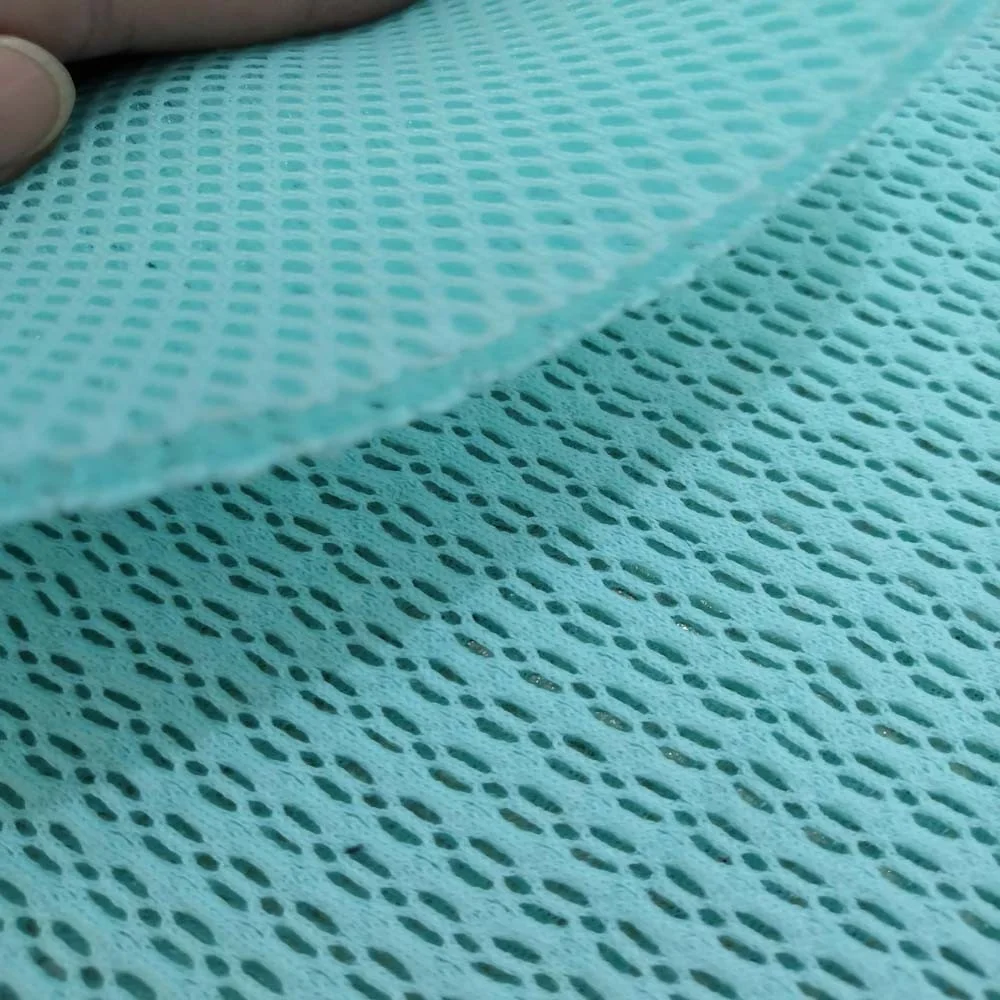 3d mesh fabric breathable 3D air mesh Tencel cotton spacer fabric for baby neck pillow sleeping products
