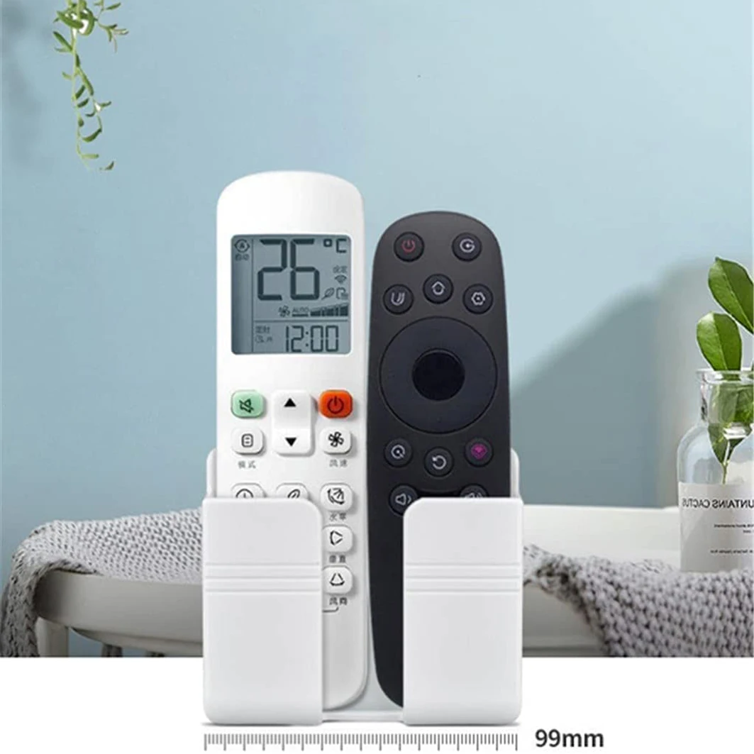 USLIONIn Stock Multifunction New Wall Phone Holder Adhesive Mobile Charger and Remote Control