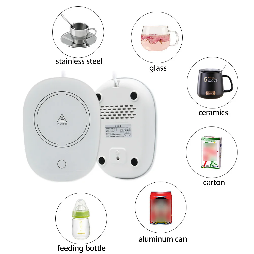 Portable Coffee Mug Warmer USB Smart Constant Temperature 55 degree New Auto Electronic Cup For Home