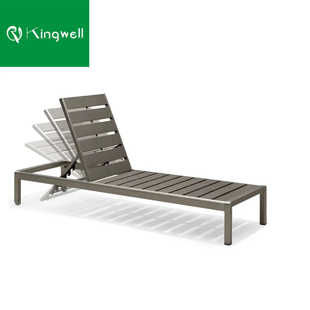 Дешевая садовая мебель, шезлонг, шезлонг, пластиковый деревянный шезлонг, шезлонг