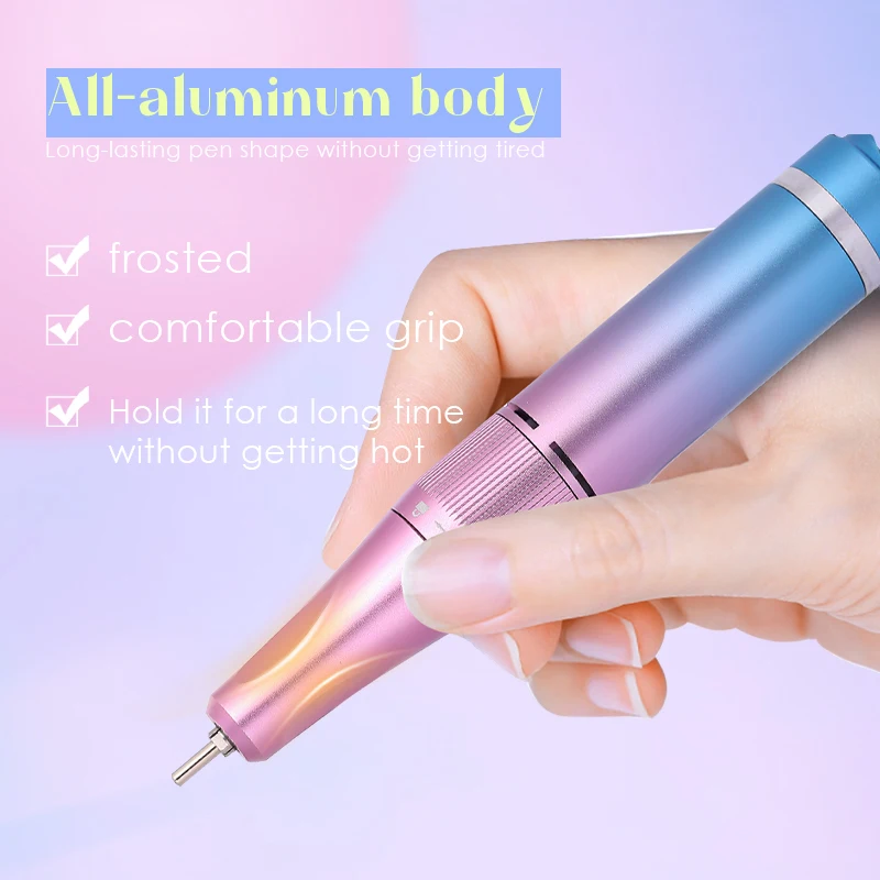 SCI portable rechargeable professional electric cuticle clean carbide bit diamond nail drill