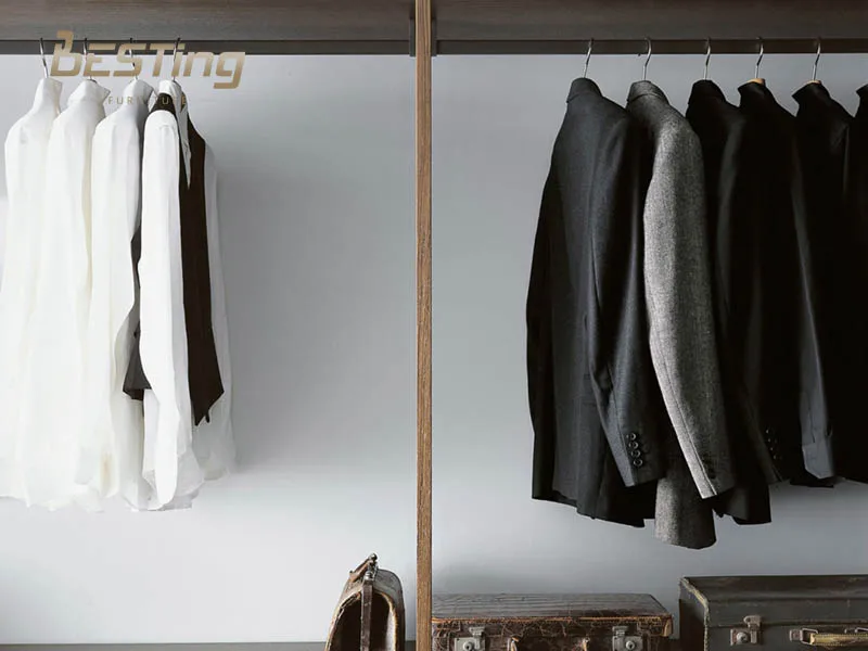 steel aluminium diy open design for bedroom mdf closet wardrobe rack without doors