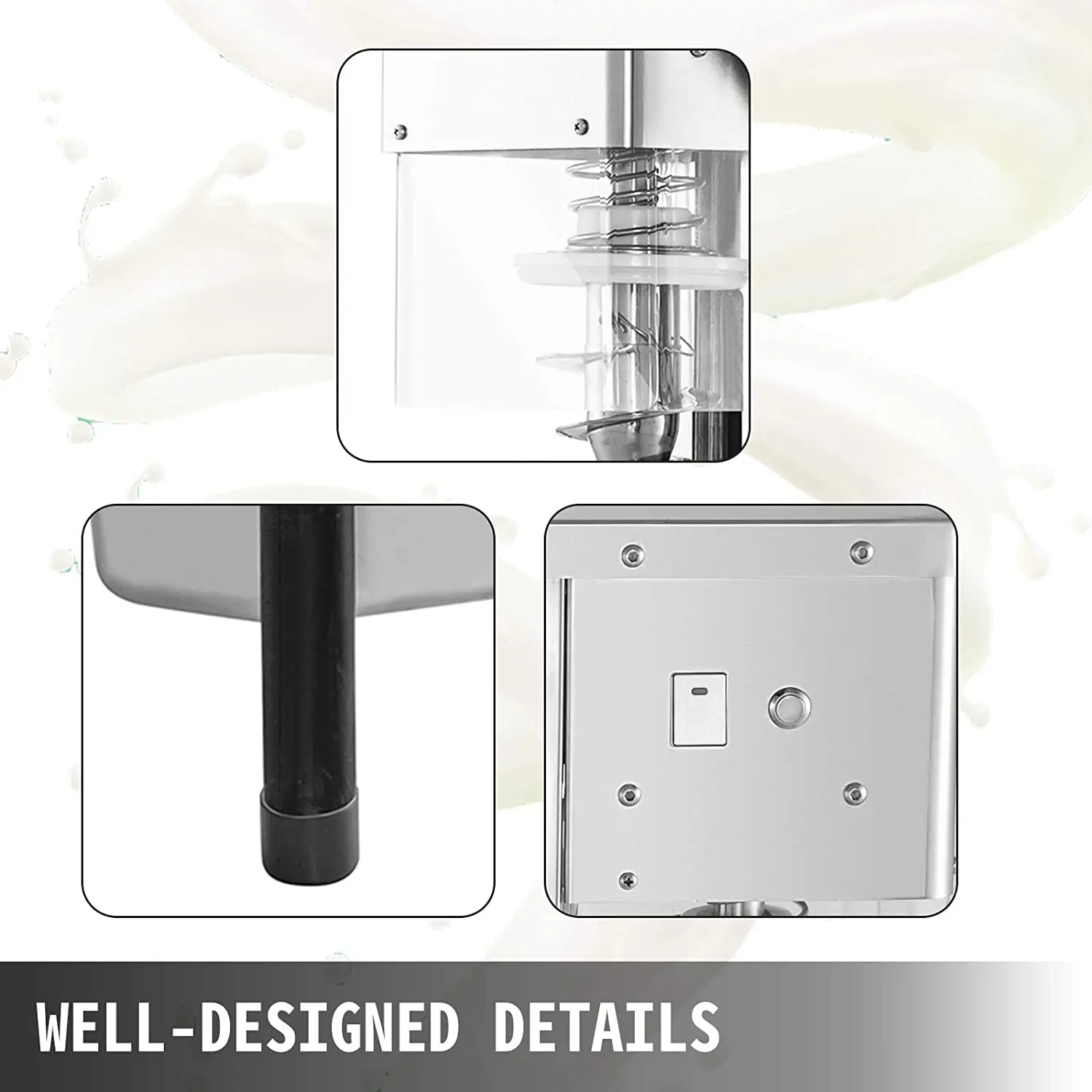 Аппарат для смешивания мороженого, Вихревой аппарат для приготовления мороженого, замороженного йогурта, фруктов, мороженого