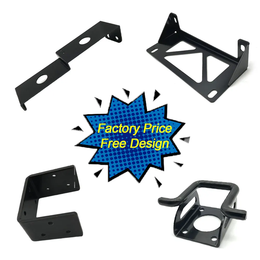 Customized Round Corner End 90 Degree Metal Wrought Iron Angle Bracket for Furniture Bed Wood Bar Connecting