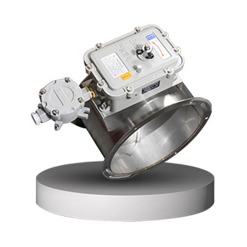 Galvanized & Stainless Steel Motorized Air Duct Volume Control for DC & AC 0-10V Motorized Air Damper