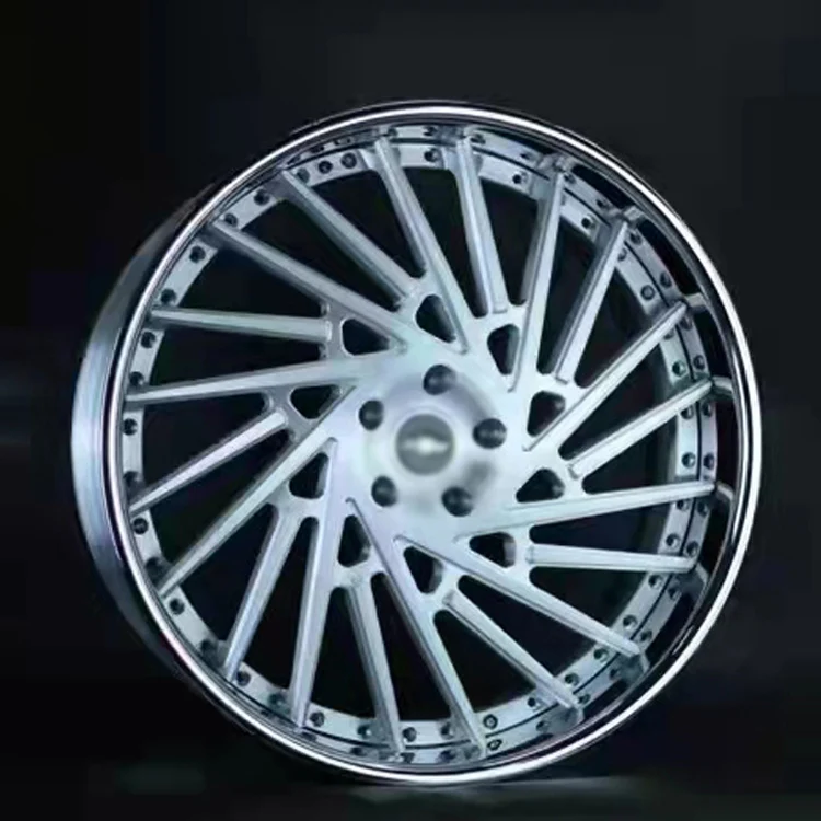 hot selling 20-26inch 3 piece forged customization car alloy wheel rims