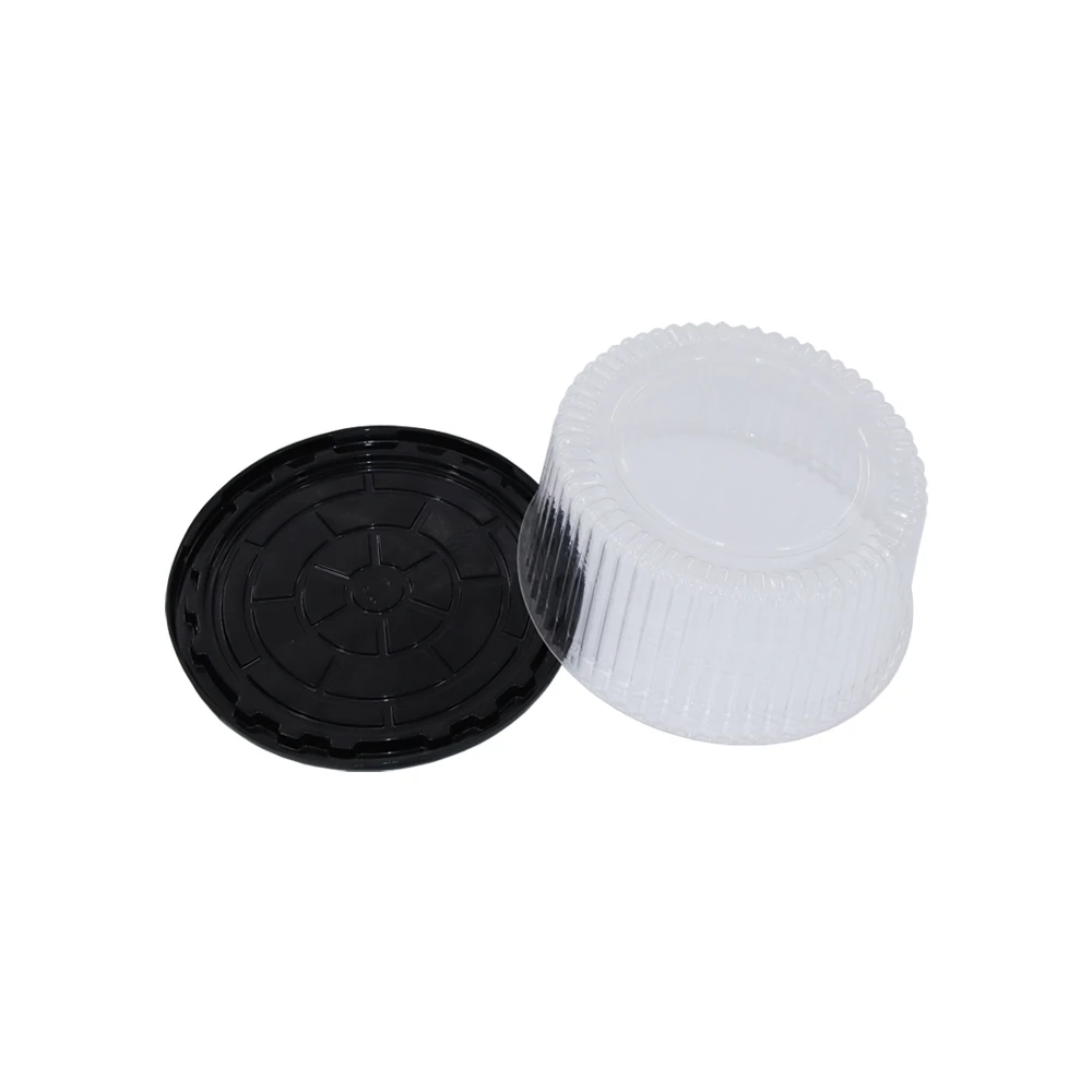 PET Plastic round cake box dome for packing cake food dessert pastry tray
