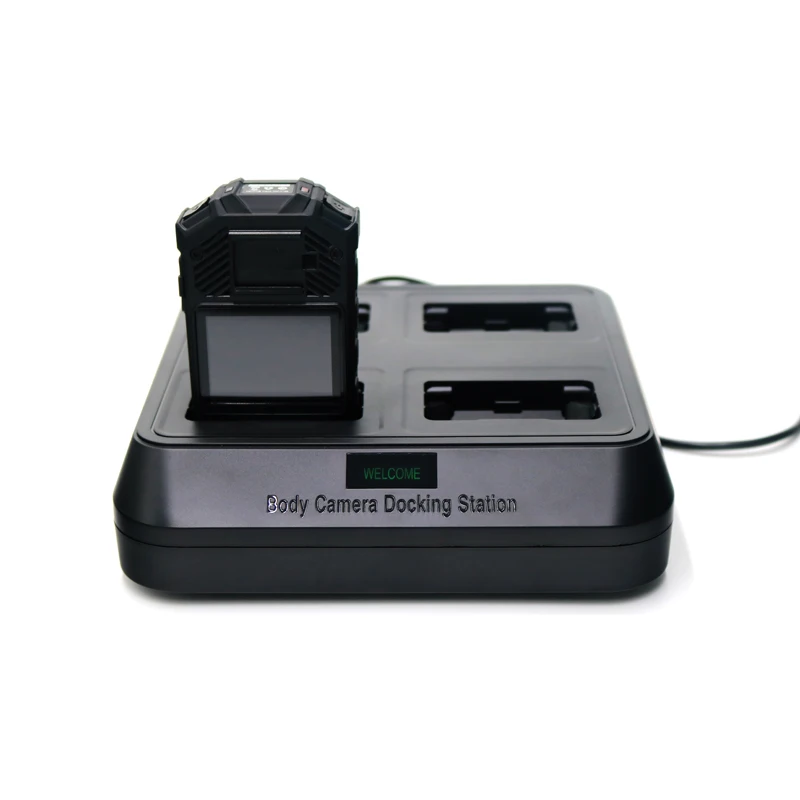 Factory Direct DS-8 4 Ports Docking Station for Body Camera Charging, Built-in GPS Player, setting config and updating Camera FW
