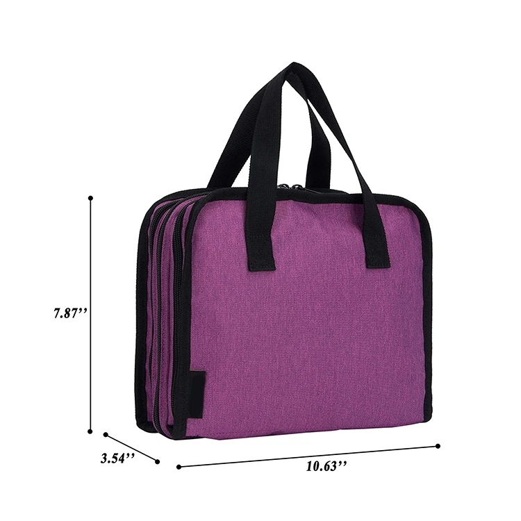 Multifunctional Cosmetic Case Essential Oil Carrying Case Bottles Organizer for Travel Aromatherapy Storage Bag Customized