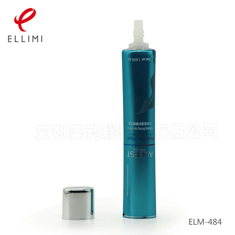 22mm Unique Flat Cap Soft Tube for Eye Creams Serums and Gels Front and Back Filling