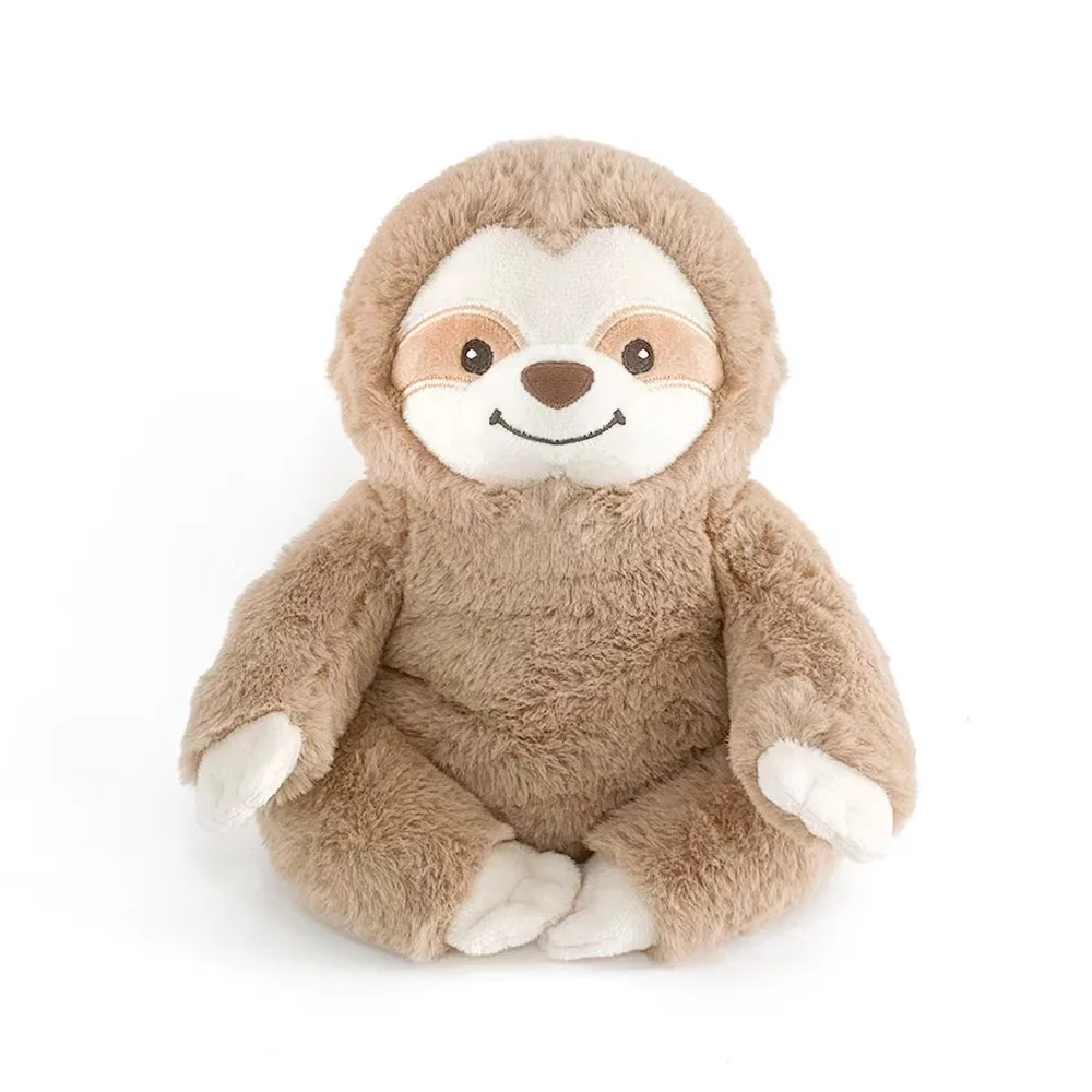 Warm microwavable lavender scented weighted plush toys sloth stuffed animal soft heating toys