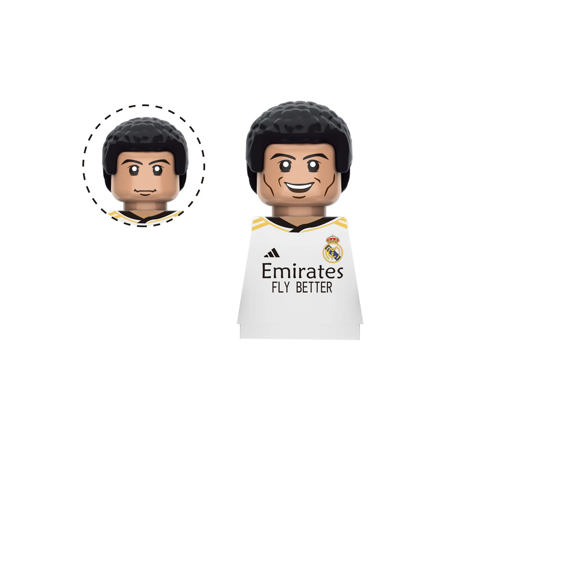 TV6506  TV6507 New Mini Football Famous Soccer Star Series  competition Movie Assemble Building Block Figure Toy