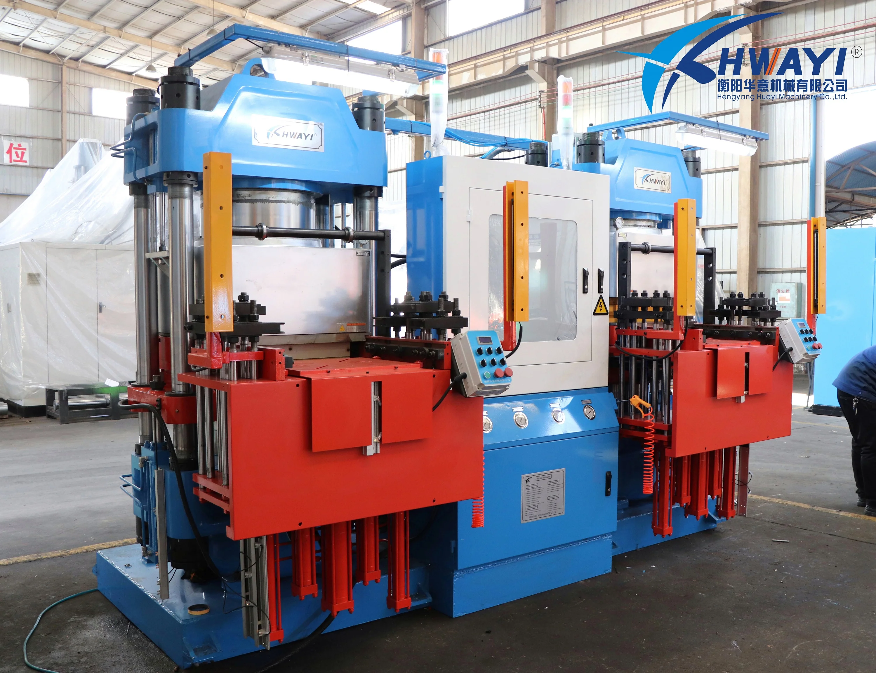 
200T Rubber Vacuum Hydraulic Press Vulcanizing Machine Compression Moulding Machine with CE Certificate 