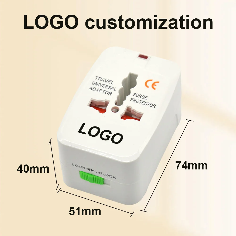 New popular product with multiple pins  US EU AU UK portable and multi-functional travel charger