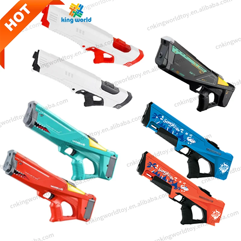 Electric water gun for kids Super Soaker Long Range High Capacity 800ML squirt gun for outdoor shooting toys