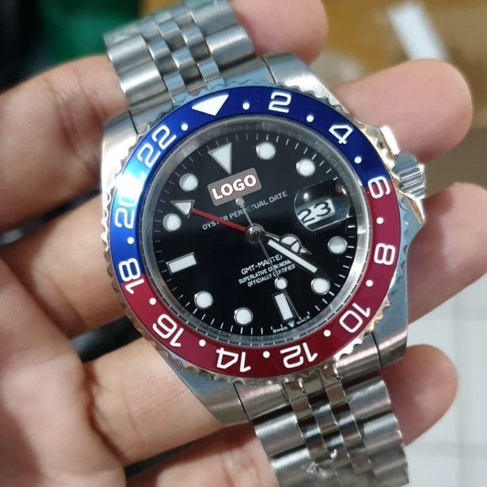 nuff said 1:1 Quality Rolexing 904l Stainless Steel Sapphire Mirror Glass Mechanical watch Rolexable Watches