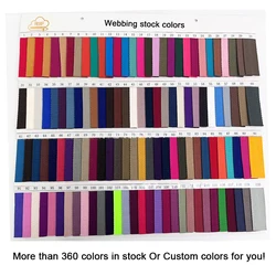 Custom Color Organic Cotton Canvas Webbing Polyester Cotton Webbing For Bag Strap
