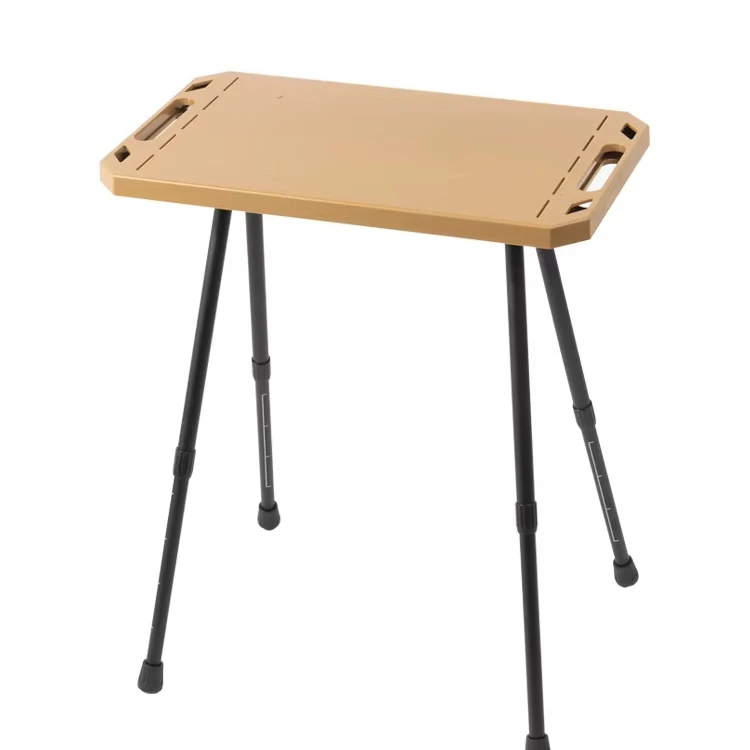 Fast Shipping Outdoor Camping Folding Tactical Small Table Portable Picnic Lifting Plastic Durable Small Table