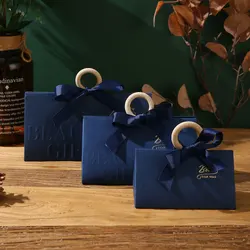 Factory  luxury unique sweet window door gift box for wedding candy chocolate wedding favour boxes