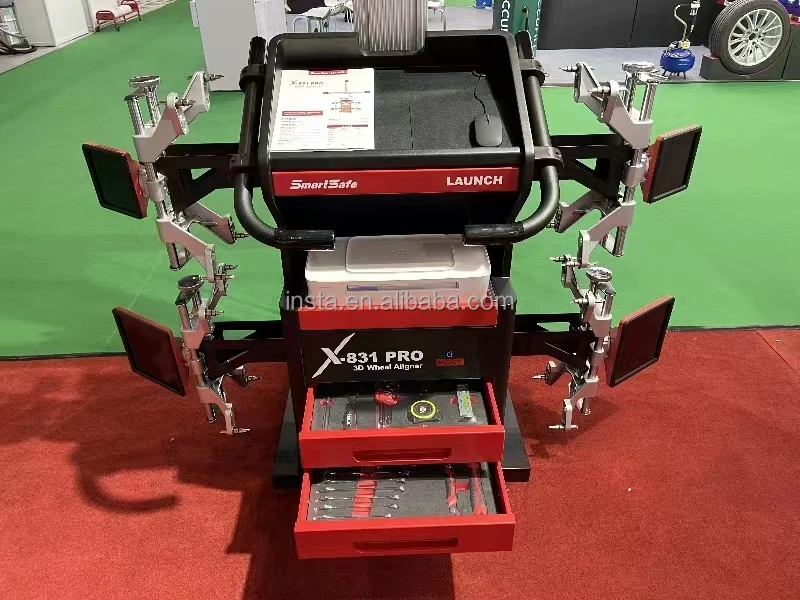 Launch X-831 Auto tracking  3D Four Wheel alignment LAUNCH Four wheel alignment machine Launch wheel aligner