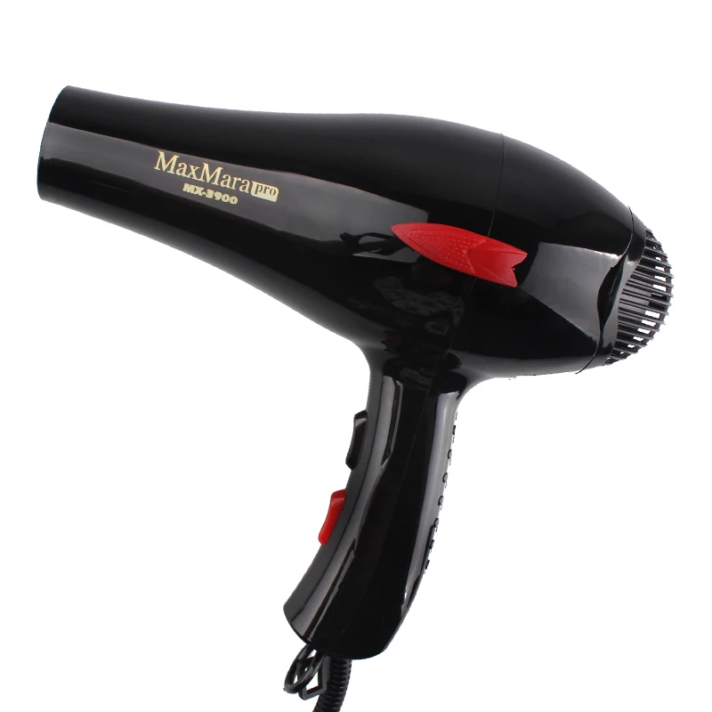Lightweight Electric Hair Dryer Household High-power Adjustable Speed Powerful Black Hair Dryer