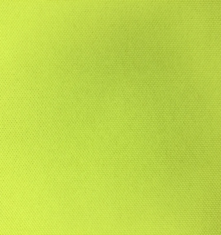 js030 100% Polyester mesh single fleece fabrics for clothing  fabric fluorescent yellow