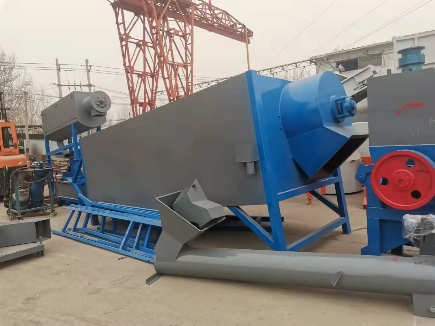 Plastic bottle PET bottle  crushing  recycling machine