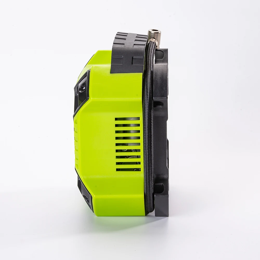 12v 160psi portable air pump for car, truck, suv tires car air compressor with analog pressure gauge