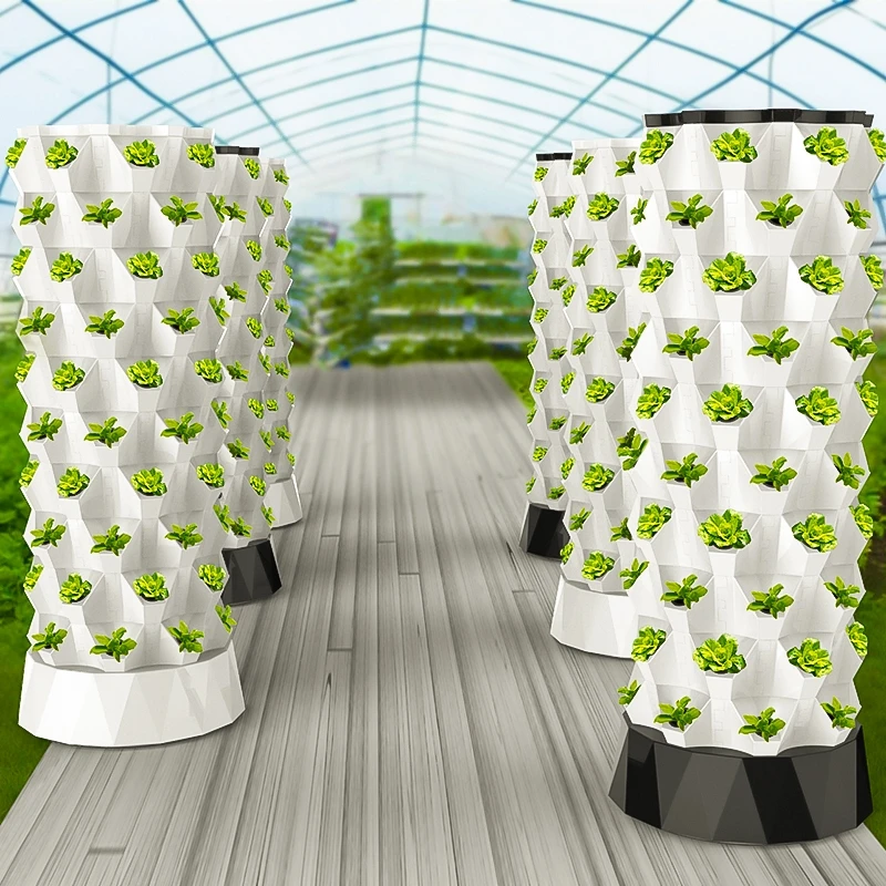Hydroponic agricultural rotating vertical hydroponic tower systems for hydroponic vegetables growing