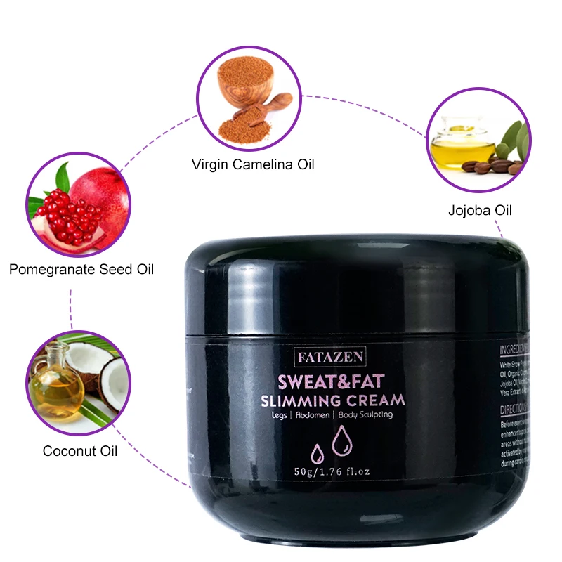 Private Label Slimming Fat Burning Waist Slimming Cream Sweat Gel Stick OEM Weight Loss Massage Cream Fat Burner Sweat Cream