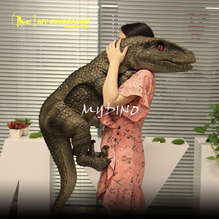  My animdino atronic Velociraptor ручная кукла для
