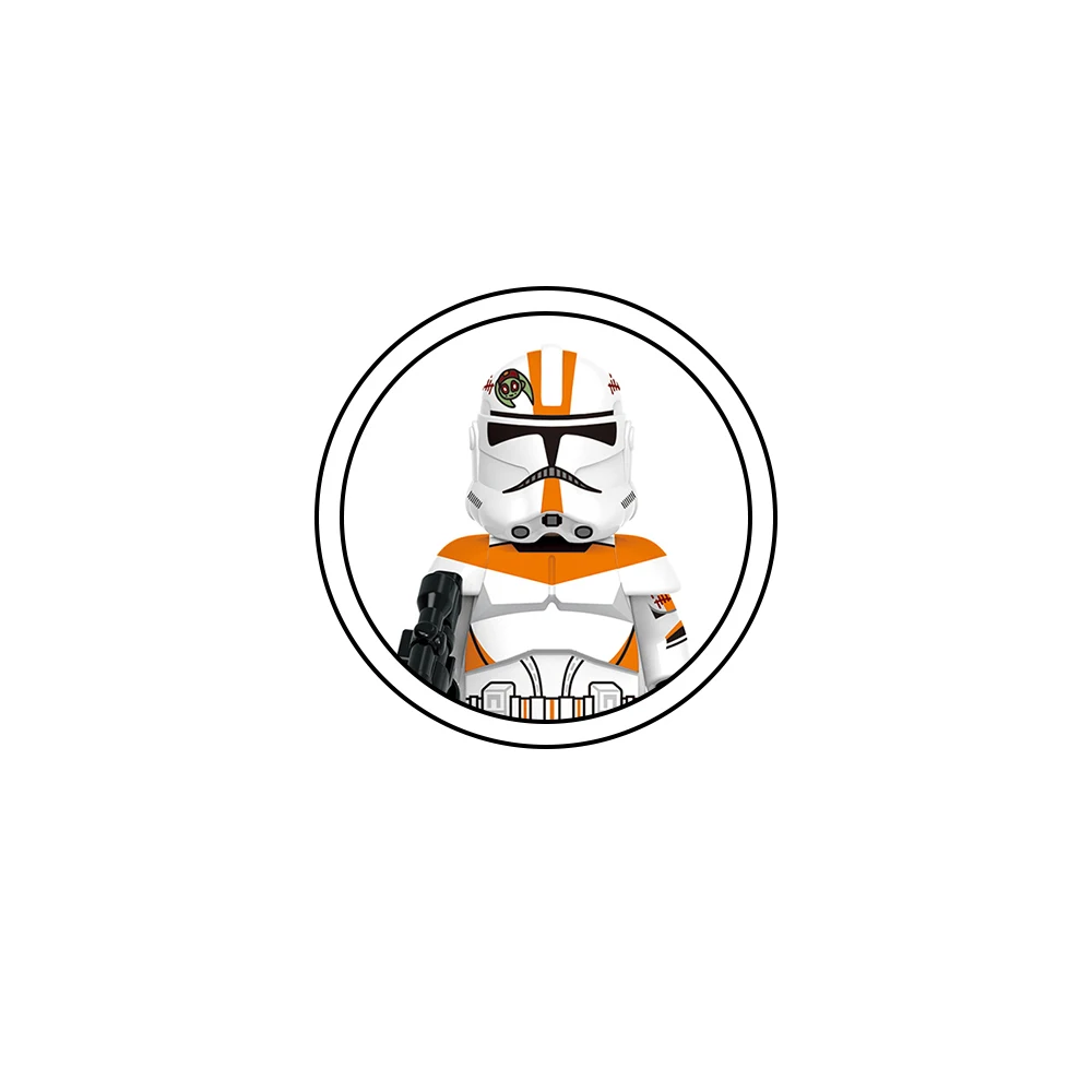Shadow Clone Arc Trooper Fives Wolfpack Commander Cody Stromtrooper Space Wars Plastic Building Blocks Kids Toys Juguetes