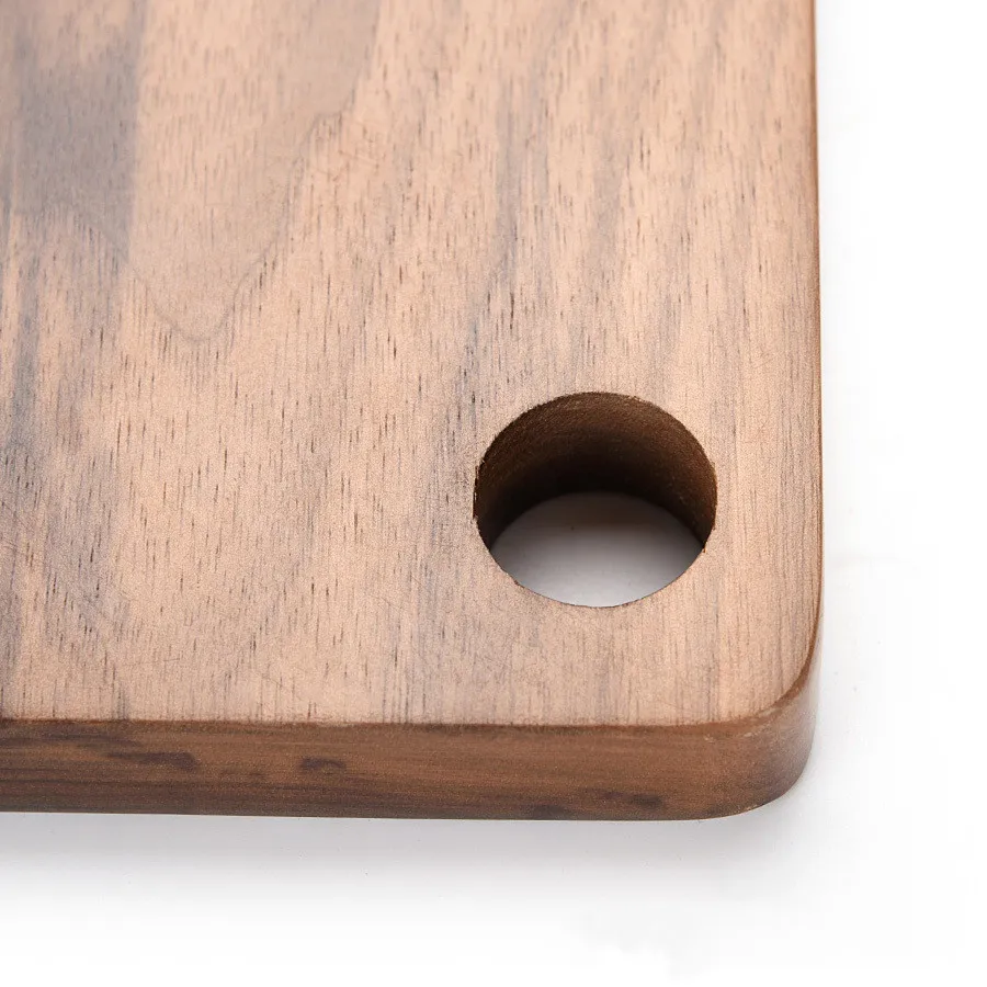 Разделочная доска из черного ореха для фруктов пиццы стейка хлеба кухонная разделочная