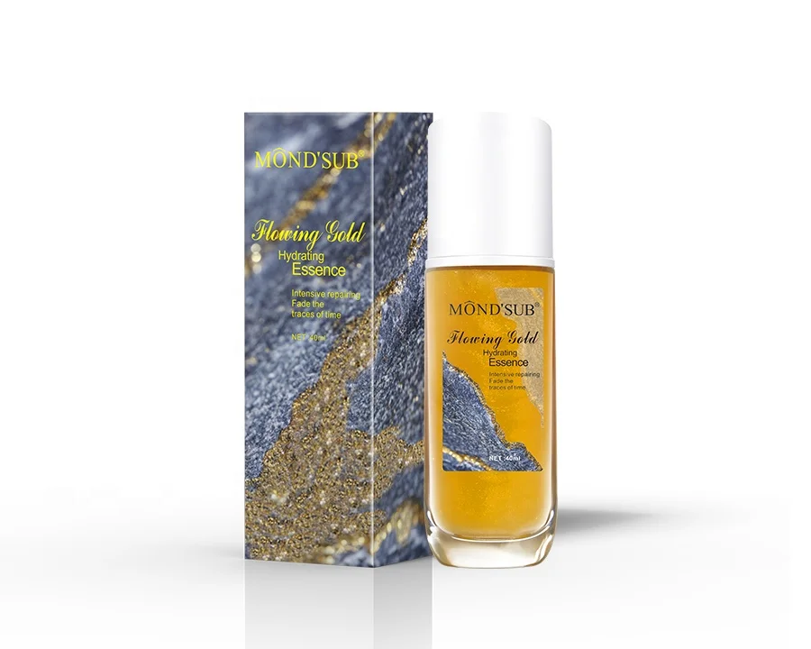 Private Label Gold Hydrating Anti-oxidation Hyaluronic Acid Moisturizing Face Serum