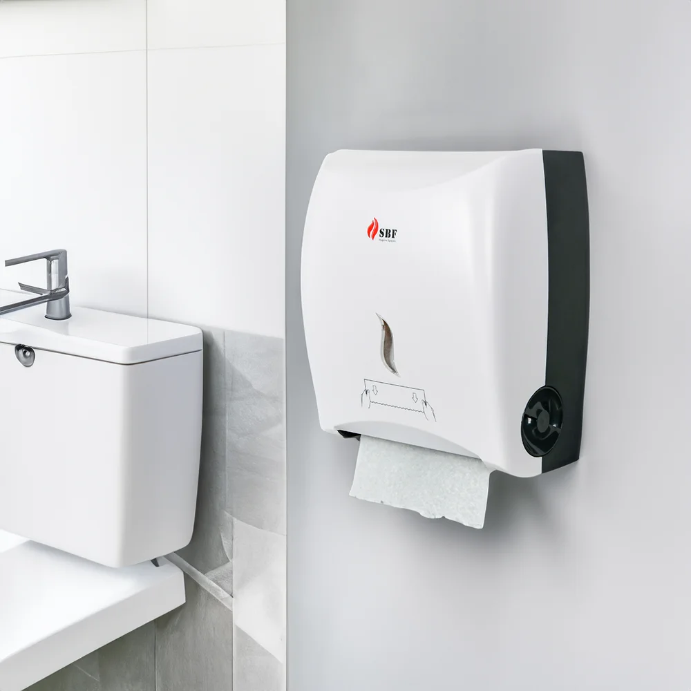 New Wall Mounted Automatic Touchless Hand Free Motion Activated Toilet Tissue Roll Paper Towel Dispenser