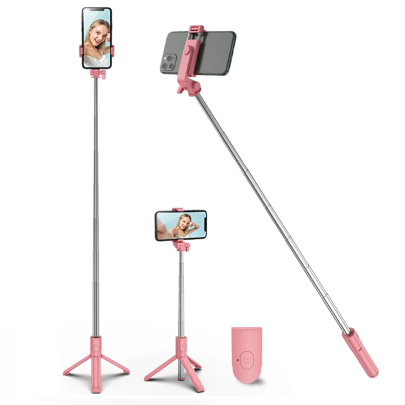 Cheap Flexible Portable Tripod Wireless BT Selfie Stick with  Shutter Remote Control for  Smartphone