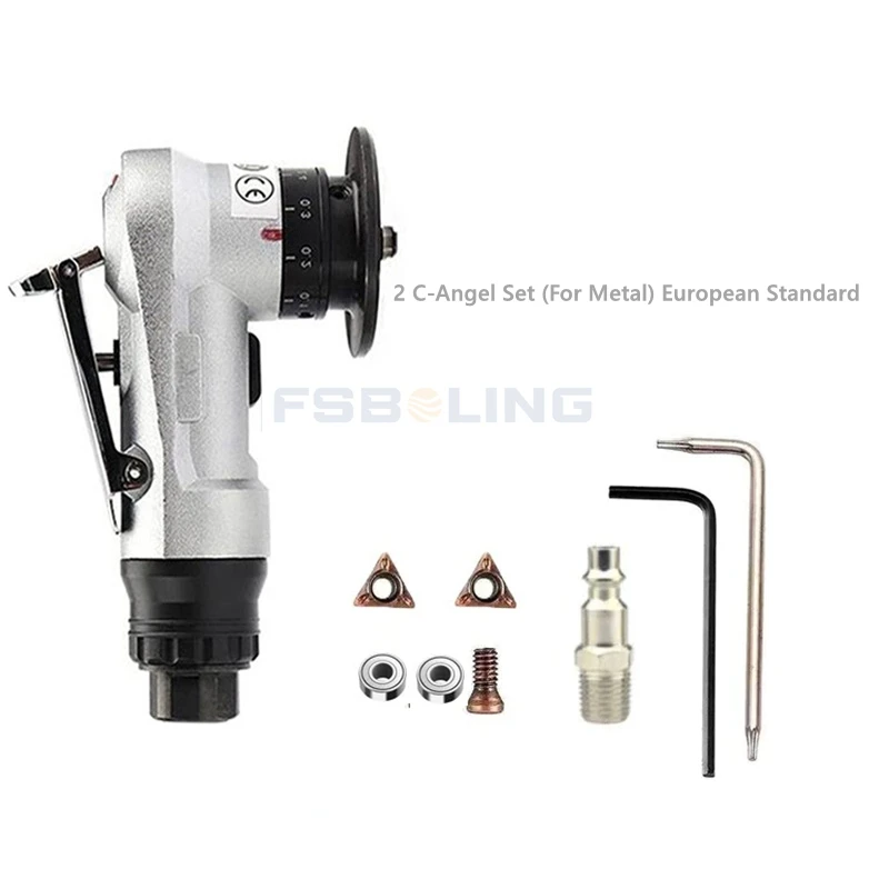 FSBOLING Portable pneumatic edger handheld for trimming and deburring