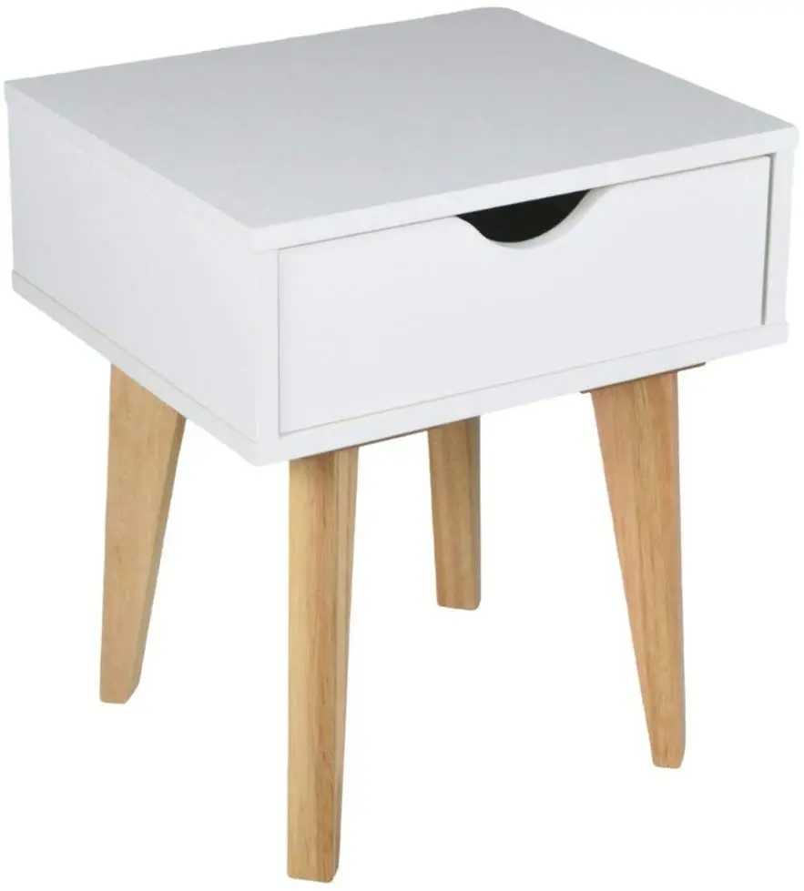 Medieval Modern Nightstand Nightstand   High quality wood   available in black and white natural wood (1600244893754)
