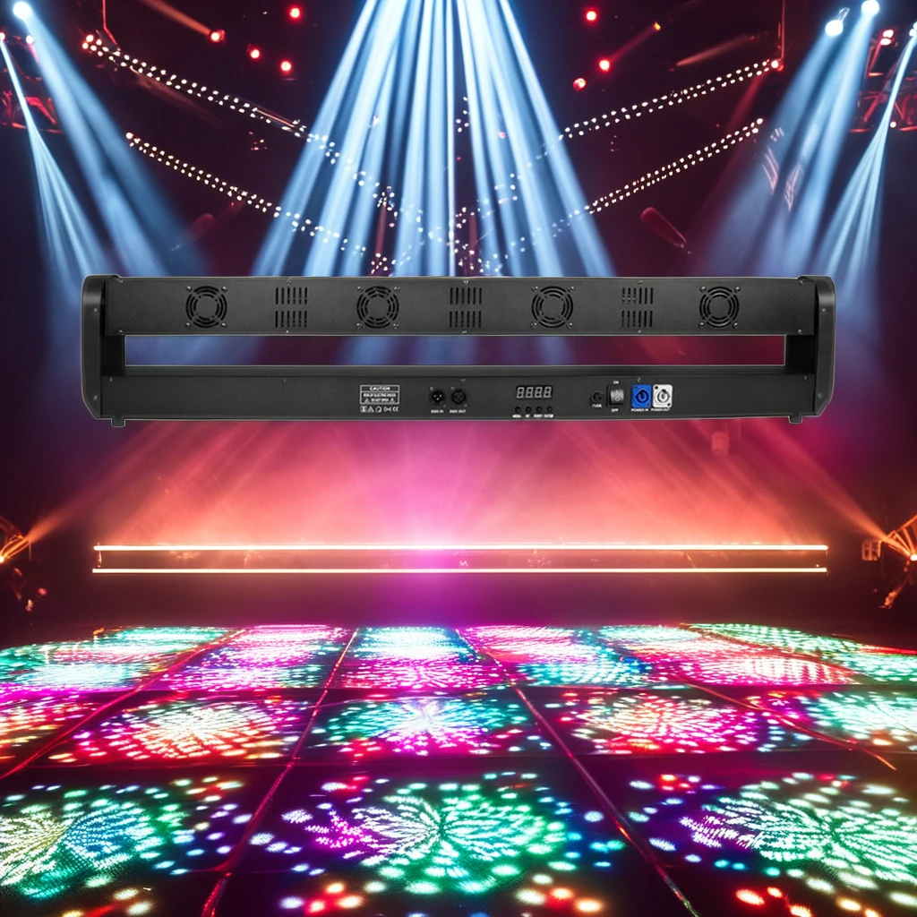 10x40W RGBW LED Moving Head Light Bar Beam Aluminum Chrome Body 100W-120W Power DJ Disco Party KTV DMX512 Stage Lights