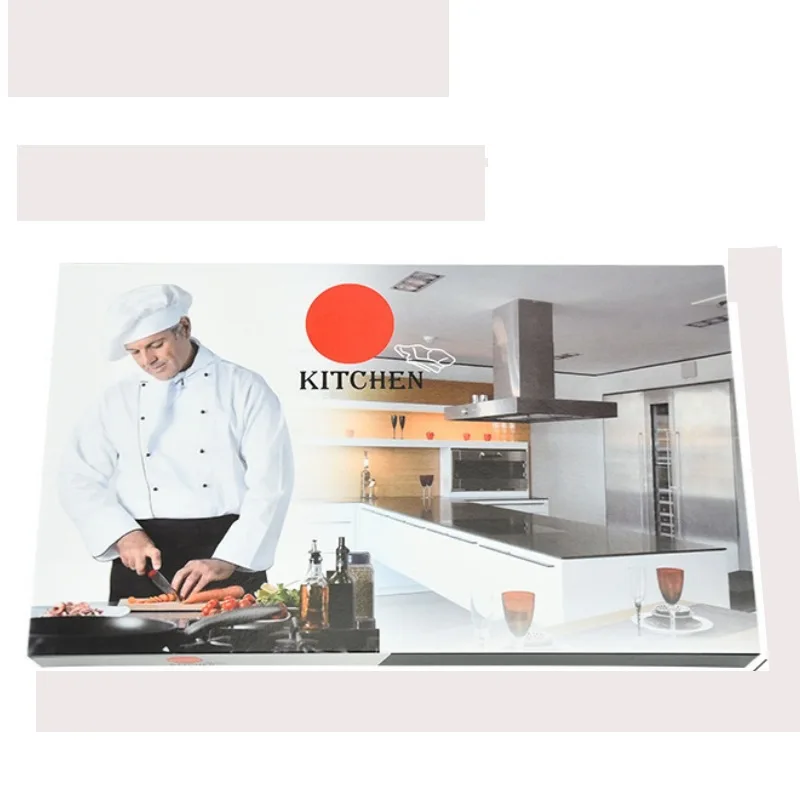 New Arrival Stainless Steel Kitchen King 6 Pieces Kitchen Chef Knife Set Non-stick Coating Non-slip Braided Handle Design