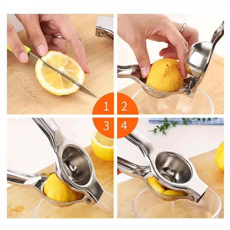 Conformity Ergonomic Manual Citrus Juicer Extra Large Lemon Squeezer Stainless Steel Lemon Squeezer Manual Fruit