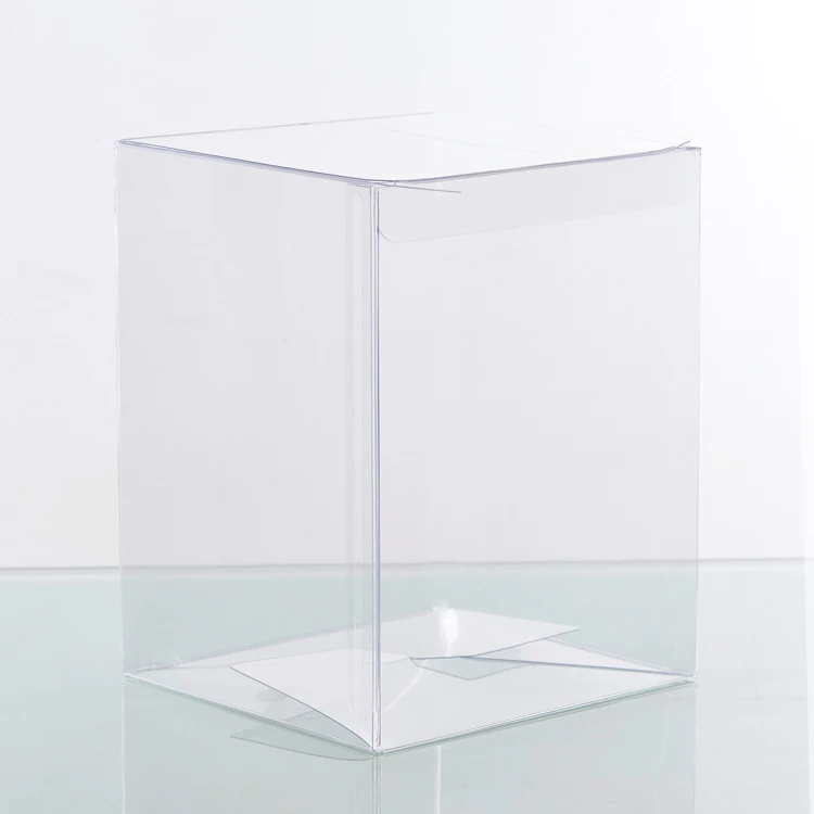 Custom Transparent Clear PVC Plastic Packaging Folding plastic Box with printed logo for toy action figure
