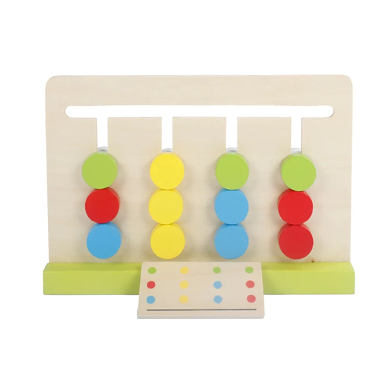 wholesale montessori wooden toys  color match toys educational toys for children