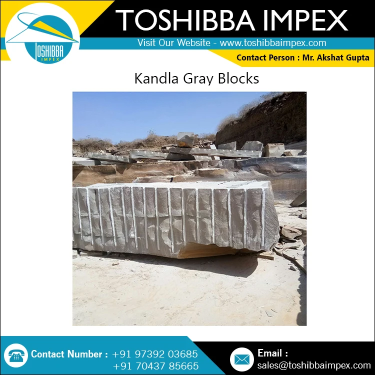 Kandla Grey Sandstone Block